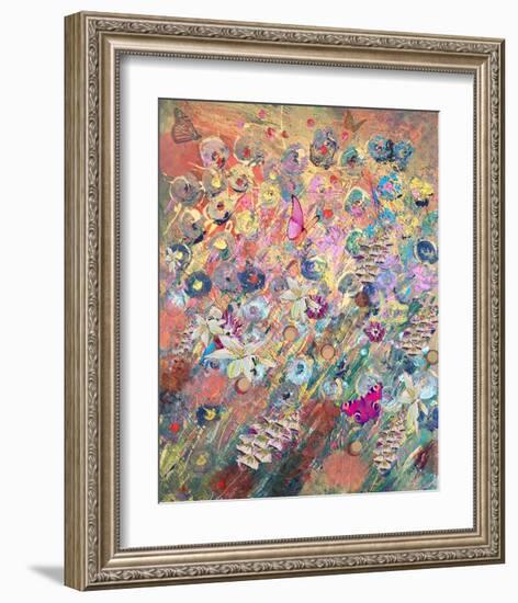 Foxglove grow-Claire Westwood-Framed Art Print