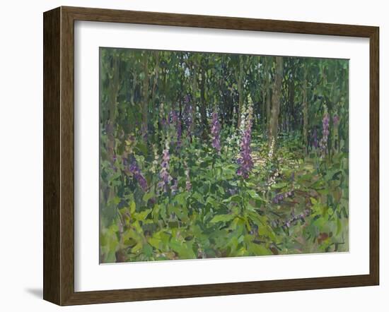 Foxgloves-Susan Ryder-Framed Giclee Print