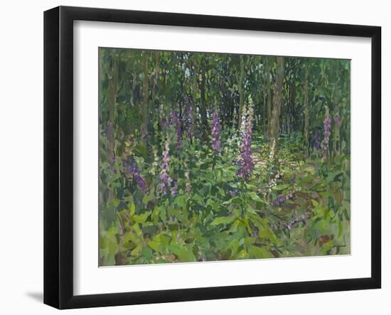 Foxgloves-Susan Ryder-Framed Giclee Print