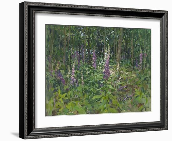 Foxgloves-Susan Ryder-Framed Giclee Print