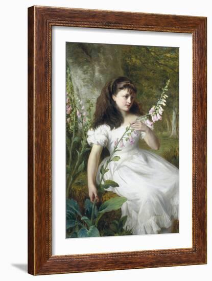 Foxgloves-George Augustus Holmes-Framed Giclee Print