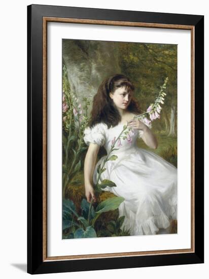 Foxgloves-George Augustus Holmes-Framed Giclee Print