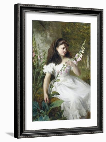 Foxgloves-George Augustus Holmes-Framed Giclee Print