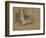 Foxhound and Puppies-Joseph Crawhall-Framed Giclee Print