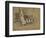 Foxhound and Puppies-Joseph Crawhall-Framed Giclee Print