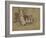 Foxhound and Puppies-Joseph Crawhall-Framed Giclee Print