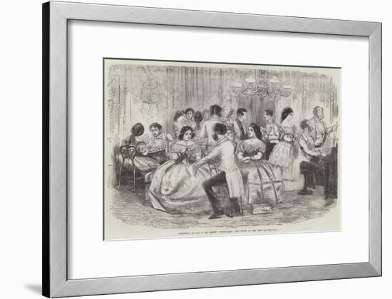 Foxhunters Regaling in the Present Degenerate Days-John Leech-Framed Giclee Print