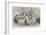 Foxhunters Regaling in the Present Degenerate Days-John Leech-Framed Giclee Print