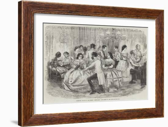 Foxhunters Regaling in the Present Degenerate Days-John Leech-Framed Giclee Print