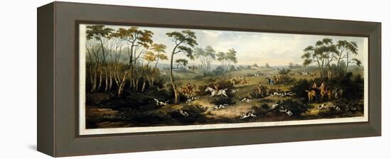 Foxhunting, Plate 1, Engraved by Thomas Sutherland (1785-1838) 1817-Dean Wolstenholme-Framed Premier Image Canvas