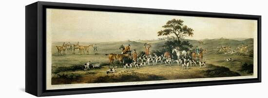 Foxhunting, Plate 3, Engraved by Thomas Sutherland (1785-1838) 1817-Dean Wolstenholme-Framed Premier Image Canvas