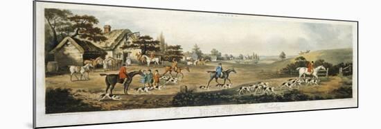 Foxhunting, Plate 4, Engraved by Thomas Sutherland (1785-1838) 1817-Dean Wolstenholme-Mounted Giclee Print