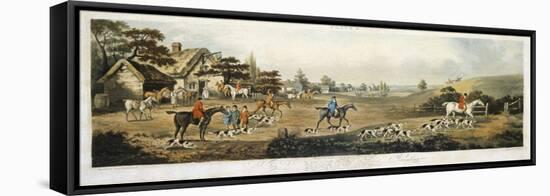 Foxhunting, Plate 4, Engraved by Thomas Sutherland (1785-1838) 1817-Dean Wolstenholme-Framed Premier Image Canvas