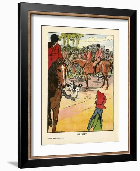 Foxhunting - the Meet-Charles Robinson-Framed Art Print