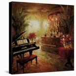 Grand Piano Room-Foxwell-Stretched Canvas