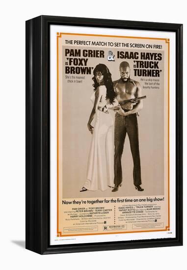 Foxy Brown (On Combo Poster with Truck Turner)-null-Framed Stretched Canvas