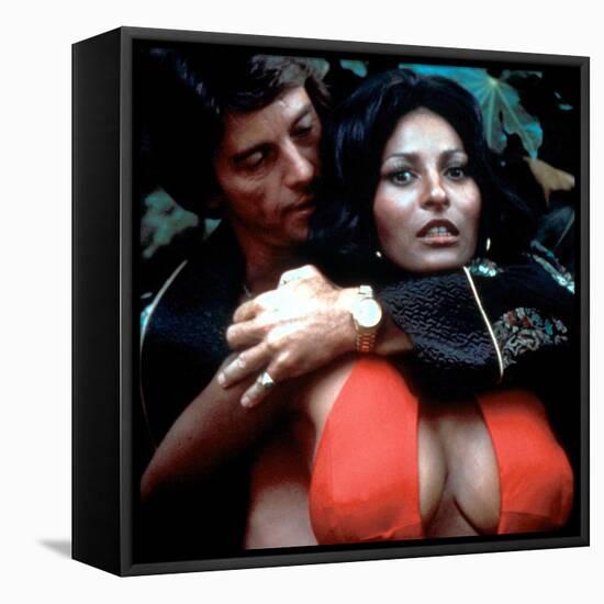 Foxy Brown, Peter Brown, Pam Grier, 1974-null-Framed Stretched Canvas