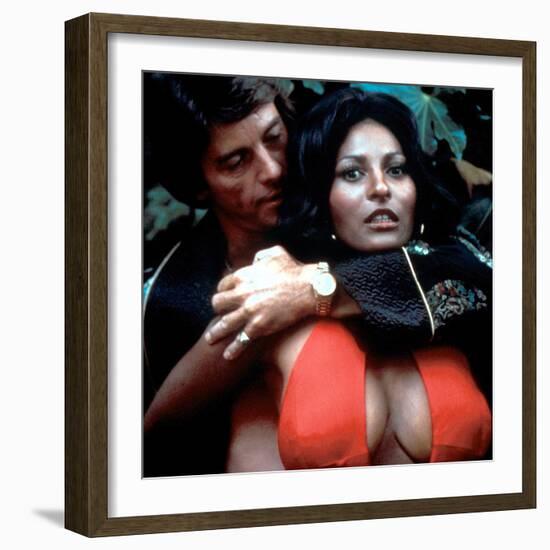 Foxy Brown, Peter Brown, Pam Grier, 1974-null-Framed Photo