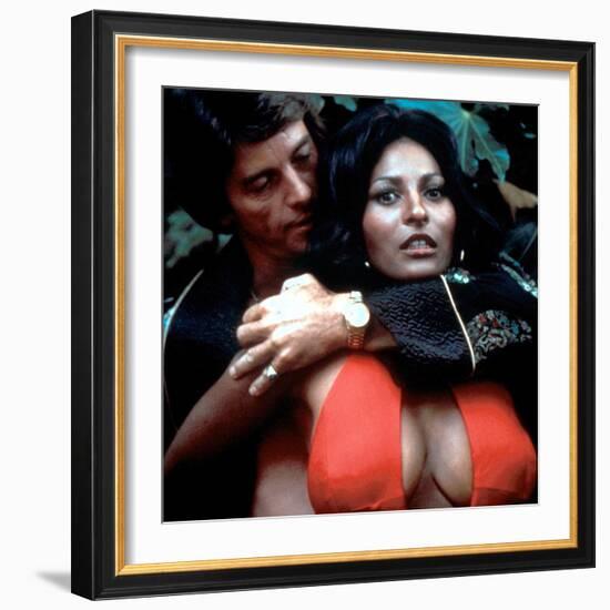 Foxy Brown, Peter Brown, Pam Grier, 1974-null-Framed Photo