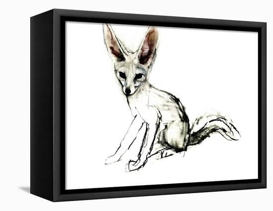 Foxy (Sand Fox), 2009-Mark Adlington-Framed Premier Image Canvas