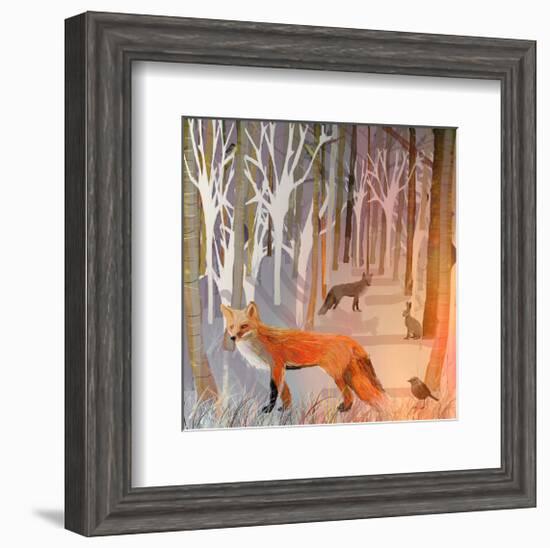 Foxy Wood-Claire Westwood-Framed Premium Giclee Print