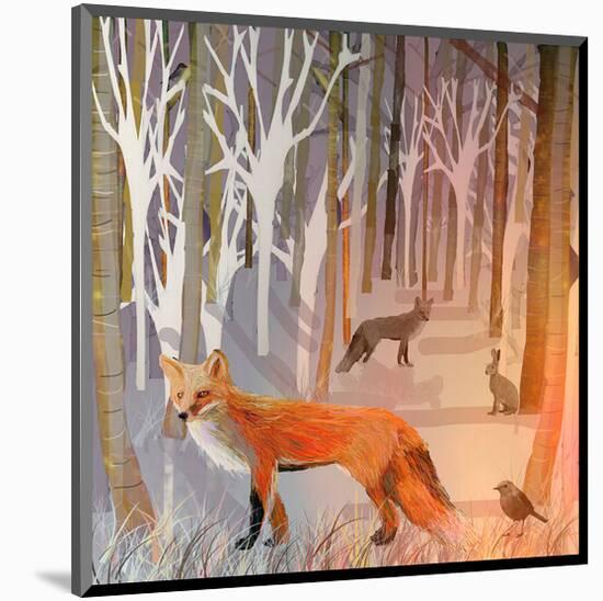 Foxy Wood-Claire Westwood-Mounted Art Print