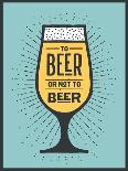 To Beer or Not to Beer-foxysgraphic-Framed Art Print