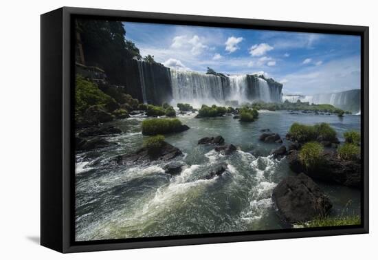 Foz De Iguazu (Iguacu Falls)-Michael Runkel-Framed Premier Image Canvas