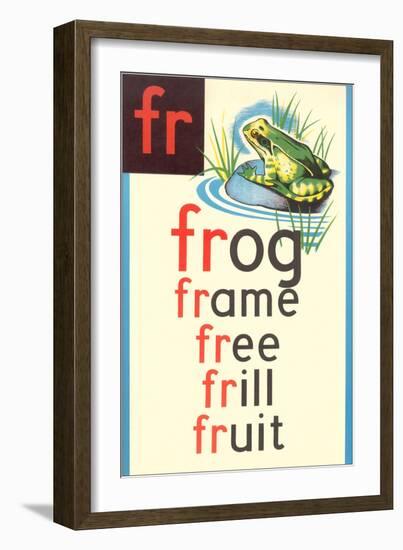 FR for Frog-null-Framed Premium Giclee Print