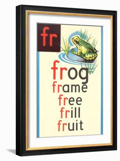 FR for Frog-null-Framed Premium Giclee Print
