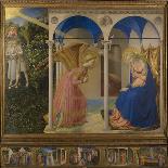 Annunciatory Angel, 1450-55 (Gold Leaf and Tempera on Wood Panel) (See also 139312)-Fra Angelico-Giclee Print