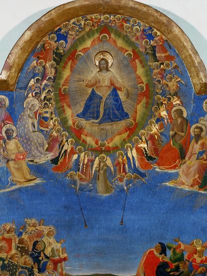 The Last Judgement, Christ in His Glory, Surrounded by Angels and Saints, Fresco (Around 1436)