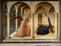 The Annunciation (Fresco)-Fra (c 1387-1455) Angelico-Mounted Giclee Print