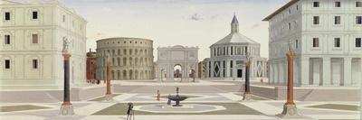 The Ideal City, C.1480-Fra Carnevale-Mounted Giclee Print