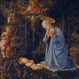 The Annunciation, Detail of the Angel Gabriel-Fra Filippo Lippi-Giclee Print