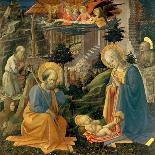 The Annunciation, Detail of the Angel Gabriel-Fra Filippo Lippi-Giclee Print