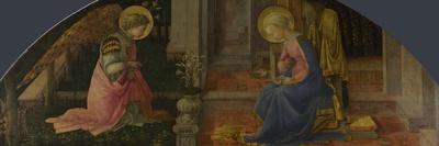 The Annunciation, Detail of the Angel Gabriel-Fra Filippo Lippi-Giclee Print