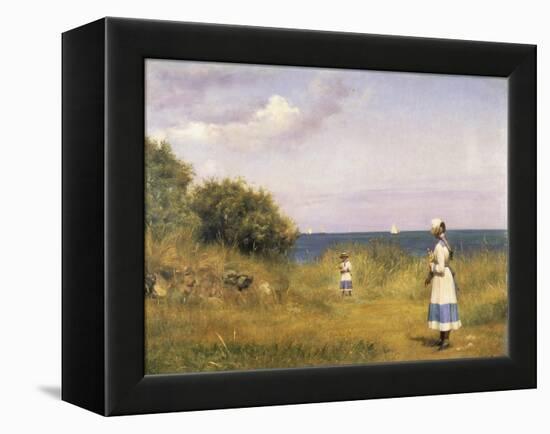 Fra Hellebaek, 1884-Carl Bloch-Framed Premier Image Canvas