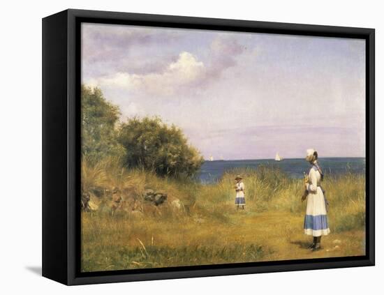Fra Hellebaek, 1884-Carl Bloch-Framed Premier Image Canvas