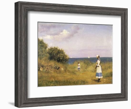 Fra Hellebaek, 1884-Carl Bloch-Framed Giclee Print