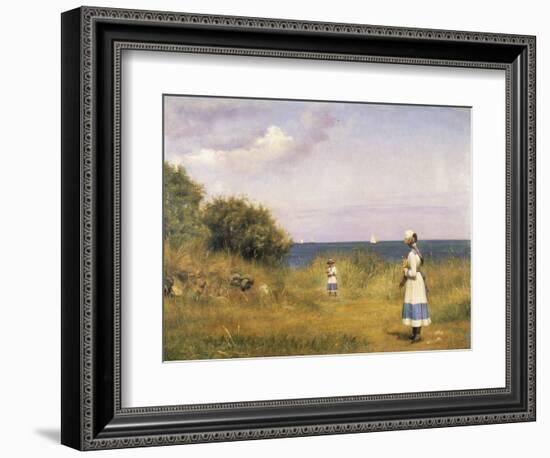 Fra Hellebaek, 1884-Carl Bloch-Framed Giclee Print