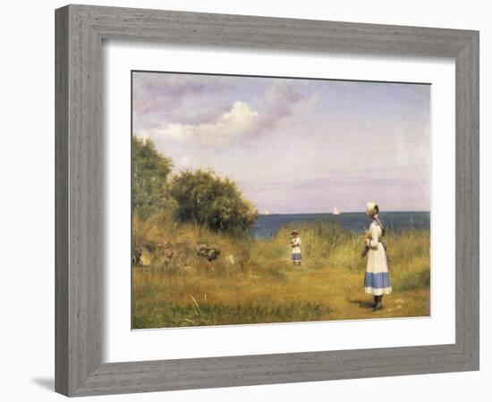 Fra Hellebaek, 1884-Carl Bloch-Framed Giclee Print