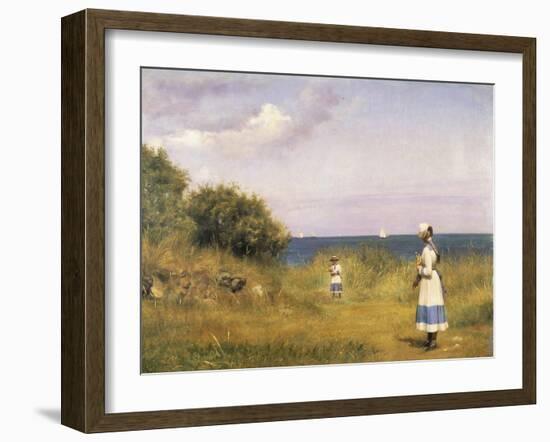 Fra Hellebaek, 1884-Carl Bloch-Framed Giclee Print