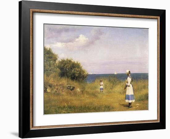 Fra Hellebaek, 1884-Carl Bloch-Framed Giclee Print