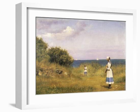 Fra Hellebaek, 1884-Carl Bloch-Framed Giclee Print