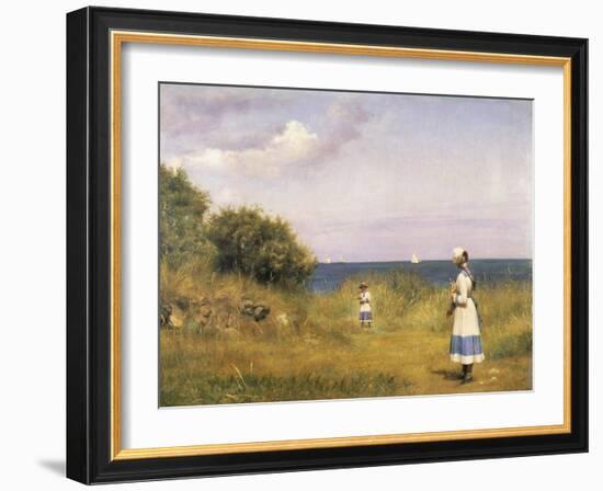 Fra Hellebaek, 1884-Carl Bloch-Framed Giclee Print