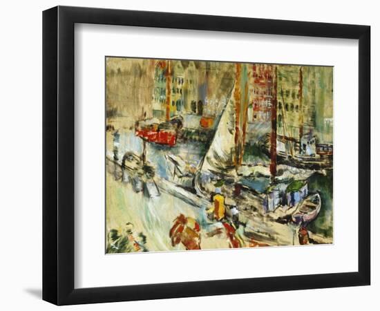 Fra Nyhavn-Ludvig Karsten-Framed Giclee Print