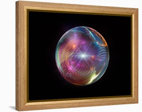 Fractal Ball-agsandrew-Framed Stretched Canvas