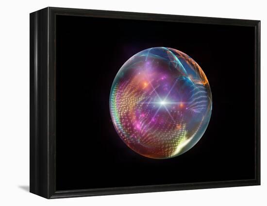 Fractal Ball-agsandrew-Framed Stretched Canvas