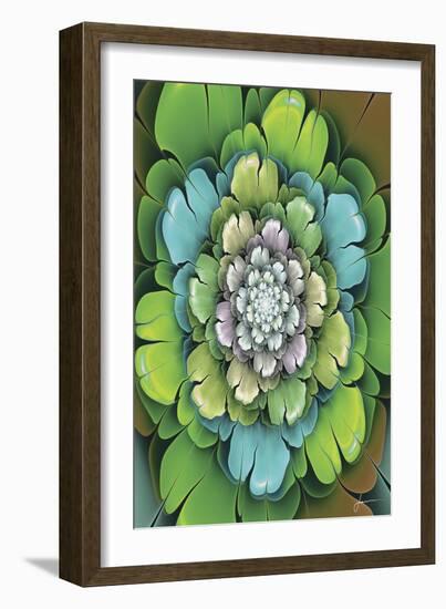 Fractal Blooms I-James Burghardt-Framed Art Print